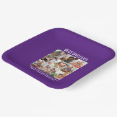 カスタム最高のパパEver Faters Day 9 Photo Collage ペーパープレート (傾斜あり)