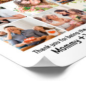 カスタム最高のパパEver Faters Day 9 Photo Collage ポスター (角)