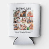 カスタム最高のパパEver Faters Day 9 Photo Collage 缶クーラー (正面)