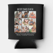カスタム最高のパパEver Faters Day 9 Photo Collage 缶クーラー (正面)