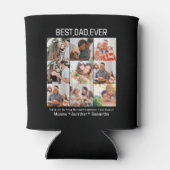 カスタム最高のパパEver Faters Day 9 Photo Collage 缶クーラー (裏面)