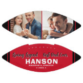 カスタム最高のパパEVER Father's Day Photo アメリカンフットボール (パネル)