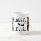 カスタム最高のパパEver Photo Mag コーヒーマグカップ (中央)