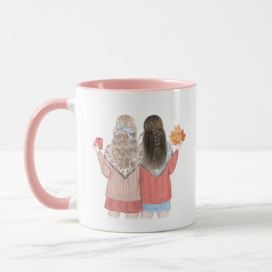 カスタム最高のフレンズMag |テンプレートカスタムマグス マグカップ (左)