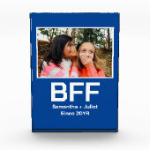 カスタム最高のモダン友の永遠bff写真 フォトブロック (正面)