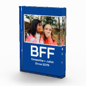 カスタム最高のモダン友の永遠bff写真 フォトブロック (右)