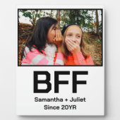 カスタム最高のモダン友の永遠bff写真 フォトプラーク (正面)
