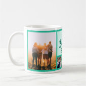 カスタム最高の兄モダン生誕写真コラージュ コーヒーマグカップ (左)