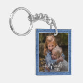 カスタム最高の写真は今も今も続く キーホルダー (正面左)