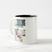 カスタム最高の娘Ever 6 photo collage ツートーンマグカップ (正面左)