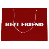 カスタム最高の抱き枕 ラージペーパーバッグ (正面)