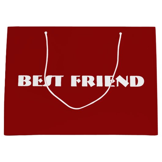 カスタム最高の抱き枕 ラージペーパーバッグ (正面)