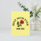 カスタム最高の母名 ポストカード (スタンド正面)