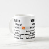 カスタム最高の父の検索結果おもしろい父の日 コーヒーマグカップ (正面左)