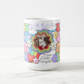 カスタム最高の猫マママエバパーソナライズされたーマグカップ コーヒーマグカップ (中央)