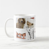 カスタム最高の | ママ | Everフローラ数々の写真 コーヒーマグカップ (左)