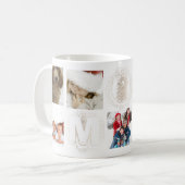 カスタム最高の | MOM |エバー金ゴールド数々のフォトマグカップ コーヒーマグカップ (正面左)