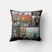 カスタム最高のFriend Photo Collage Gift for Besties クッション (裏面)