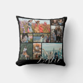 カスタム最高のFriend Photo Collage Gift for Besties クッション (正面)