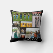 カスタム最高のFriend Photo Collage Gift for Besties クッション (裏面)