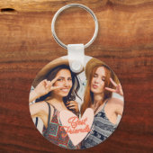 カスタム最高のFriend Photo Keychain キーホルダー (正面)
