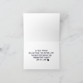 カスタム最高のFriends写真折り畳みホリデーカード シーズンカード (内部)