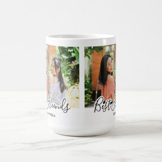 カスタム最高のFriends写真 モーフィングマグカップ (中央)
