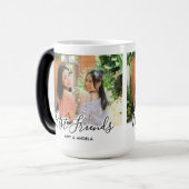 カスタム最高のFriends写真 モーフィングマグカップ (正面左)