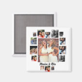 カスタム最高のFriends 15 Photo Collage マグネット (正面/裏面)