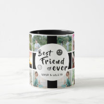 カスタム最高のFriends Forever 16-Photo Collage Mug