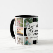 カスタム最高のFriends Forever 16-Photo Collage Mug マグカップ (正面左)