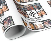 カスタム最高のFriends Forever BFF 8 Photo Collage ラッピングペーパー (ロールコーナー)