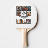 カスタム最高のFriends Forever BFF 8 Photo Collage 卓球ラケット (裏面)