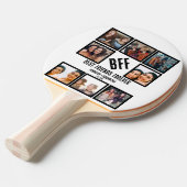 カスタム最高のFriends Forever BFF 8 Photo Collage 卓球ラケット (正面アングル)