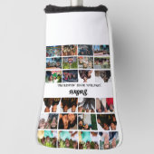 カスタム最高のFriends Forever Brothersフォトコラージュ ゴルフヘッドカバー (回転90)