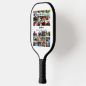 カスタム最高のFriends Forever Brothersフォトコラージュ ピックルボールラケット (左)