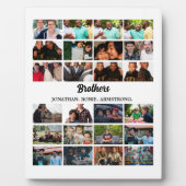 カスタム最高のFriends Forever Brothersフォトコラージュ フォトプラーク (正面)