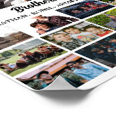 カスタム最高のFriends Forever Brothersフォトコラージュ ポスター (角)