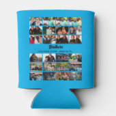 カスタム最高のFriends Forever Brothersフォトコラージュ 缶クーラー (裏面)