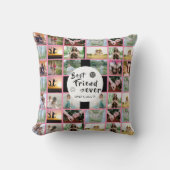 カスタム最高のFriends Forever Photo Collage 40-pic クッション (正面)
