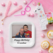 カスタム最高のGrandpa Everフォト紙プレート ペーパープレート (パーティー)