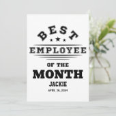 カスタム最高のJob Awardの社員 招待状 (スタンド正面)