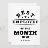 カスタム最高のJob Awardの社員 招待状 (正面/裏面)