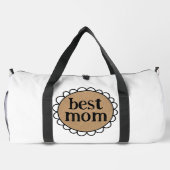 カスタム最高のMOM ダッフルバッグ (裏面)