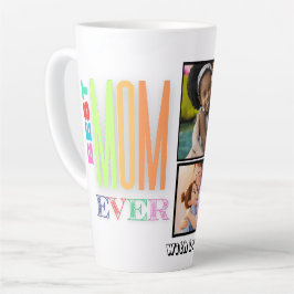 カスタム最高のMOM Ever写真数々の カフェラテマグ