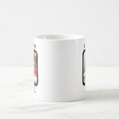 カスタム最高のMom Ever 頼 Just Kids  Name Photo コーヒーマグカップ (中央)