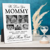 カスタム最高のMom Ever Photo Collage Platue フォトプラーク (側面)