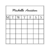 カスタム月次カレンダープランナー ラバースタンプ (インプリント)