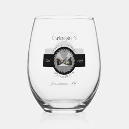 カスタム木工ソーブレード飛行機飲み物用品カクテル ステムなしワイングラス