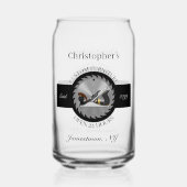 カスタム木工ソーブレード飛行機飲み物用品ビール ガラス缶 (裏面)